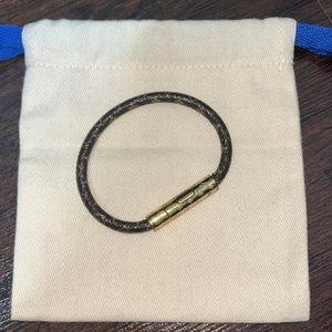 Louis Vuitton confidential bracelet brown